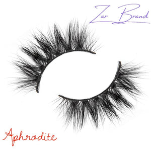 100% Mink Lashes. These beautiful Mink Lashes resemble the fullness of a flower. Wear theses to run earrings, work, interviews, etc. watch your eyes become naturally flirty in these full 15mm Mink lashes. Zar Brand