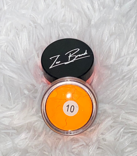 Neon Loose Pigment- Bright Orange #10